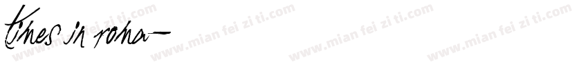 times in roma字体转换
